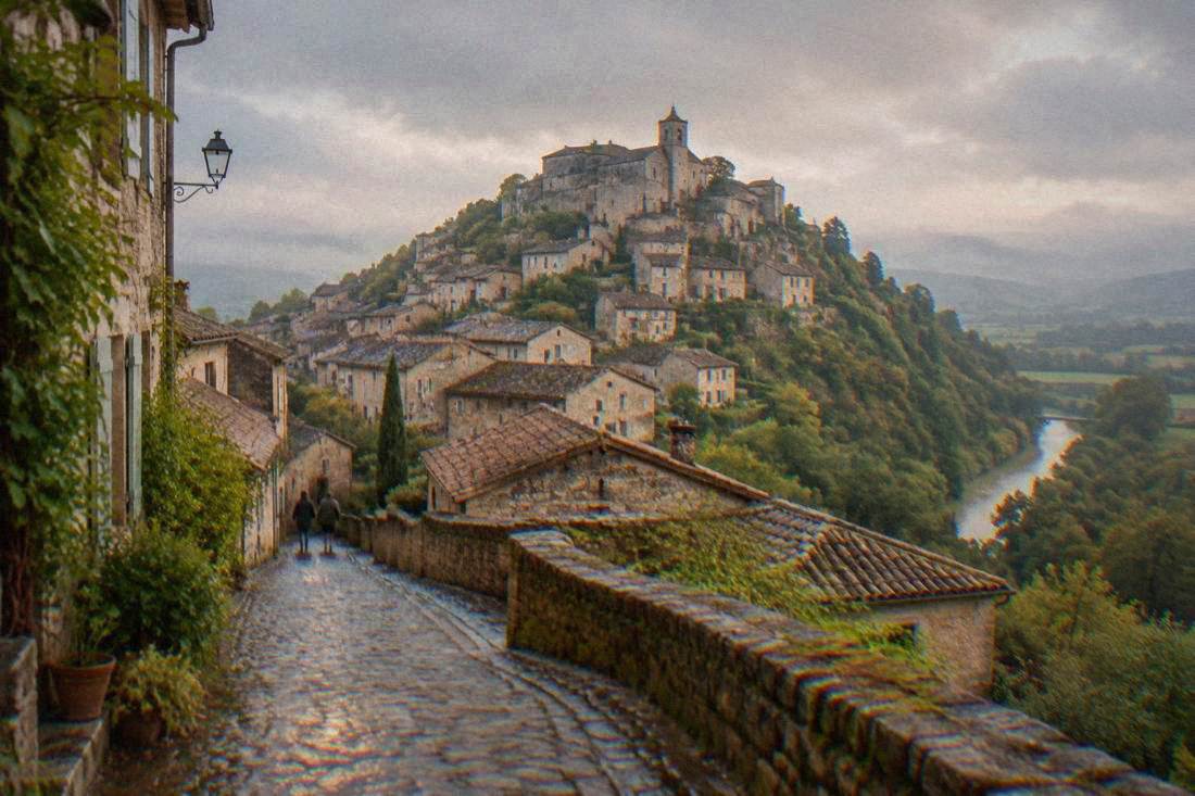 Cordes-sur-Ciel on its hill